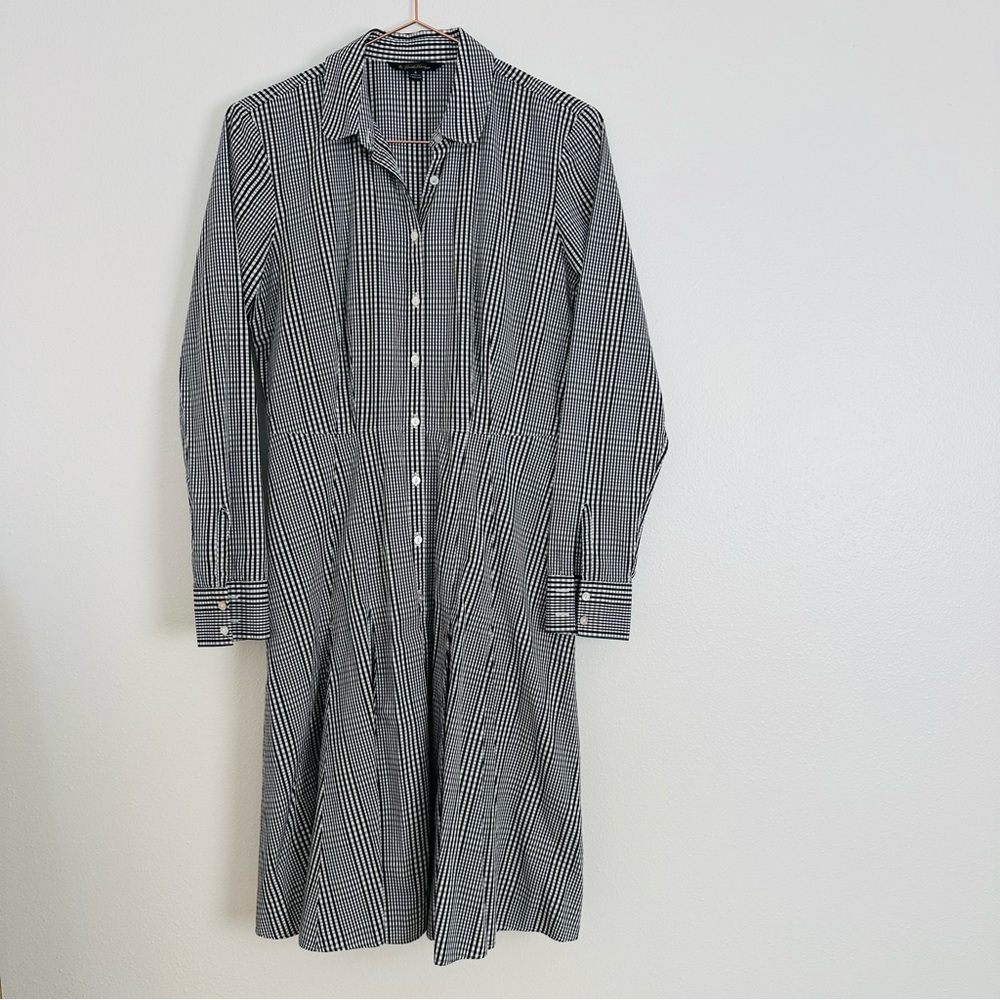 Brooks Brothers plaid Belted Shirt Dress gingham - Picture 5 of 7